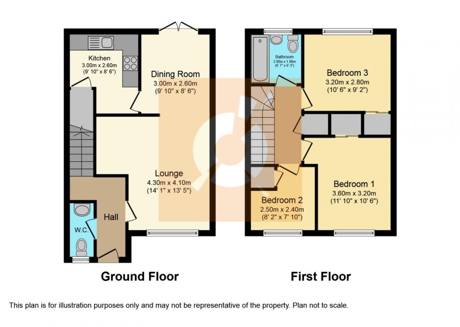 floorplan for 8 Rosebery Court, Kilbirnie