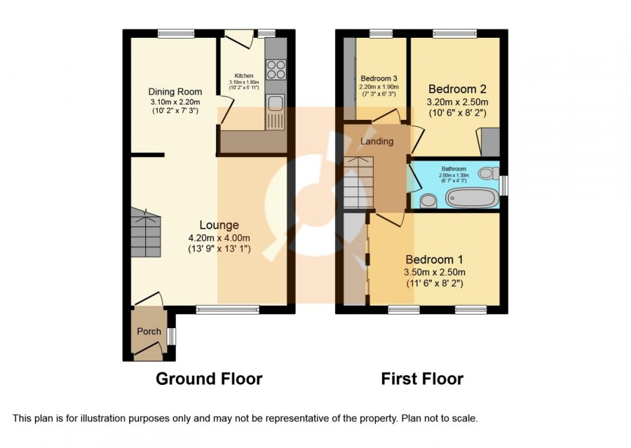 floorplan for 7 Denholm Way, Beith