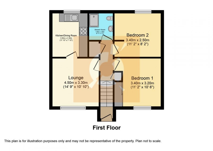 floorplan for 51 Dennyholm Wynd, Kilbirnie