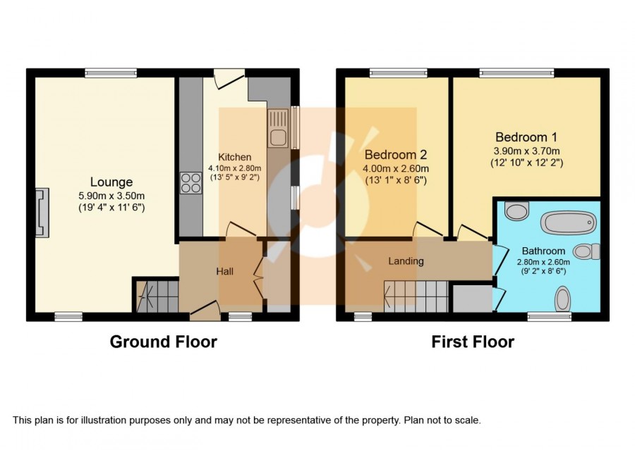 floorplan for 22 Hawthorn Crescent, Beith