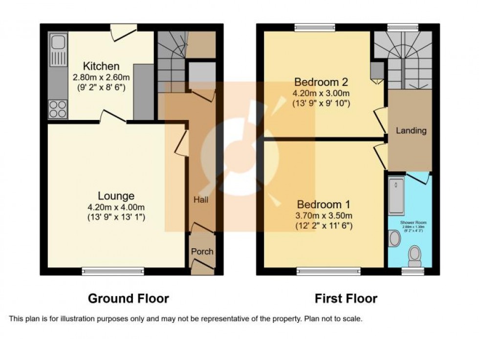 Floorplan for 33 Mair Avenue, Dalry, KA24 4DQ, UK
