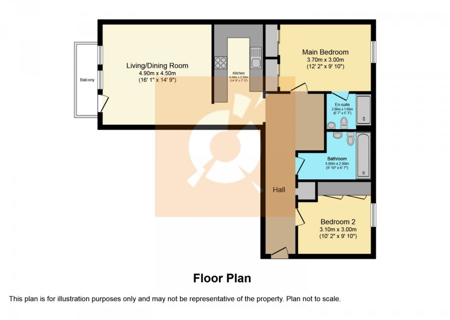 floorplan for 22 Chaseley Gardens, Skelmorlie