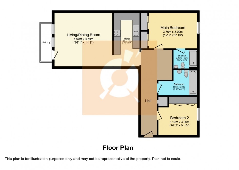 Floorplan for 22 Chaseley Gardens, Skelmorlie