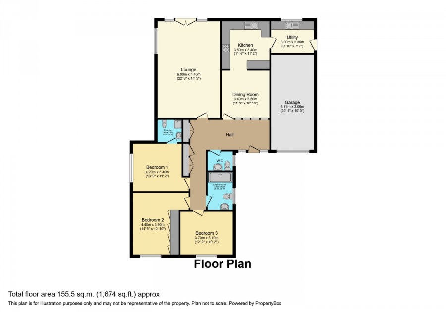 floorplan for 3B West Kilbride Road, Dalry