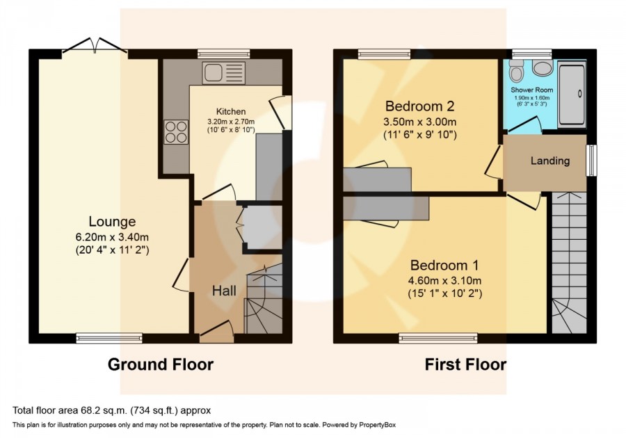 floorplan for 53 Blair Road, Dalry