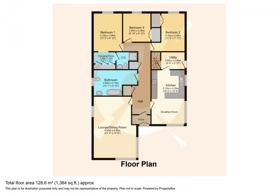 floorplan for 6 Beith Road, Barrmill, Beith