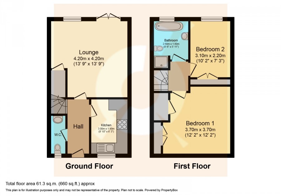 floorplan for 22 Stirling Gate, Linwood
