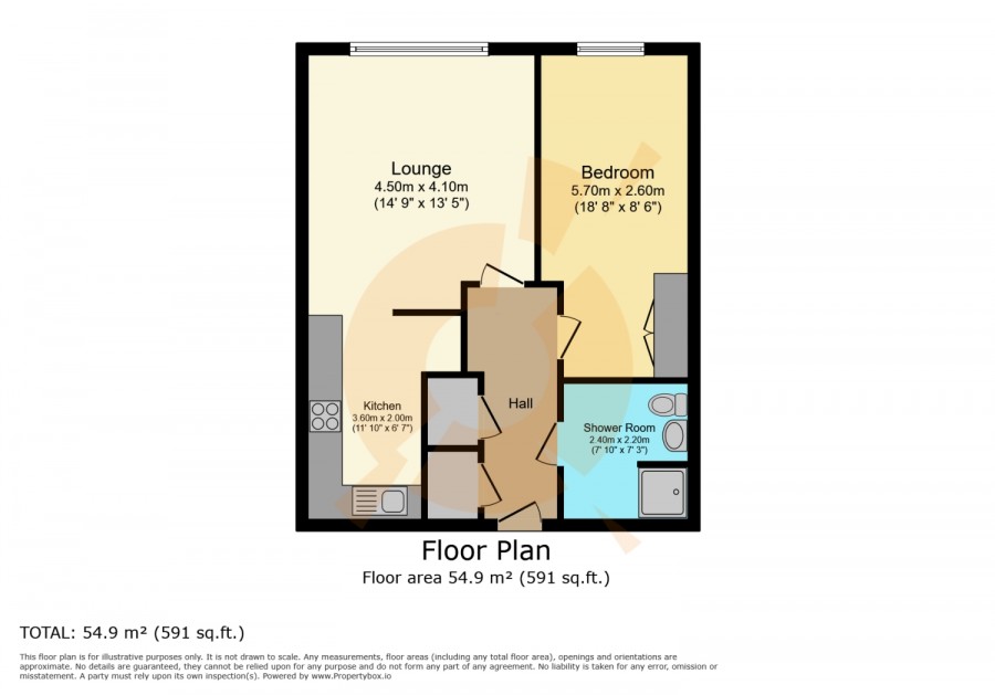 floorplan for 8 Abbey Place, Paisley