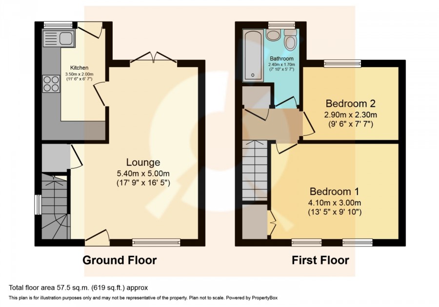 floorplan for 83 Townfoot, Dreghorn, Irvine