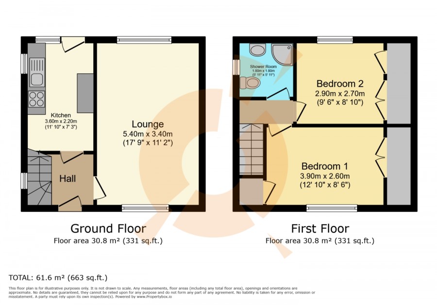 floorplan for 24 Elder Avenue, Beith