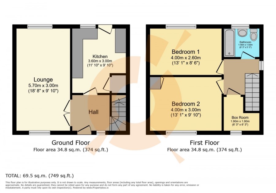 floorplan for 19 Oakwood Drive, Beith