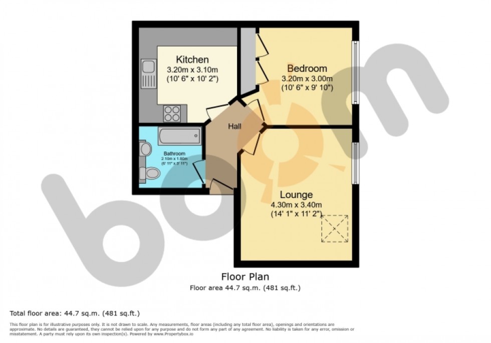 Floorplan for 8e James Street, Dalry, Ayrshire, KA24 5ET, UK