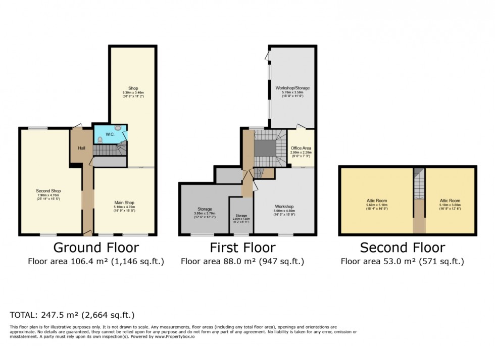 Floorplan for 33-35 Eglinton Street, Beith