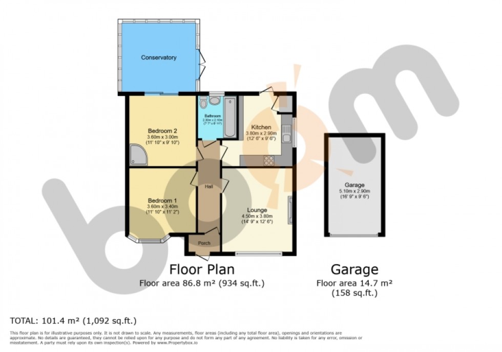 Floorplan for 27 Stonefield Avenue, Paisley, Renfrewshire, PA2 7RN, UK