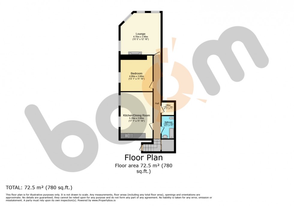 Floorplan for 1 Bank Street, Kilbirnie