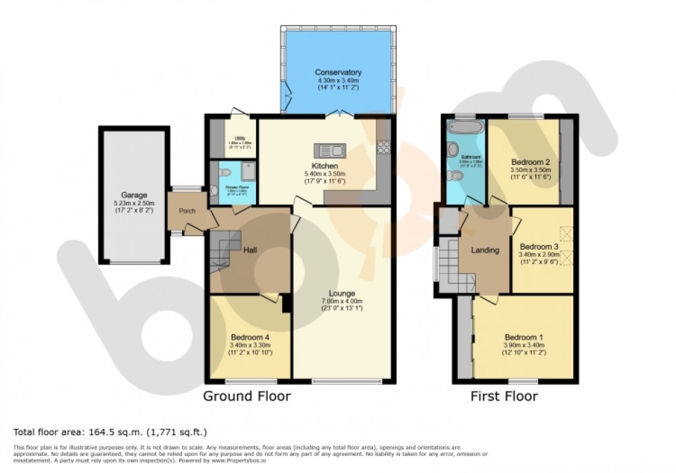 Floorplan for 28 Main Road, Gateside, Beith, Ayrshire, KA15 2LF, UK