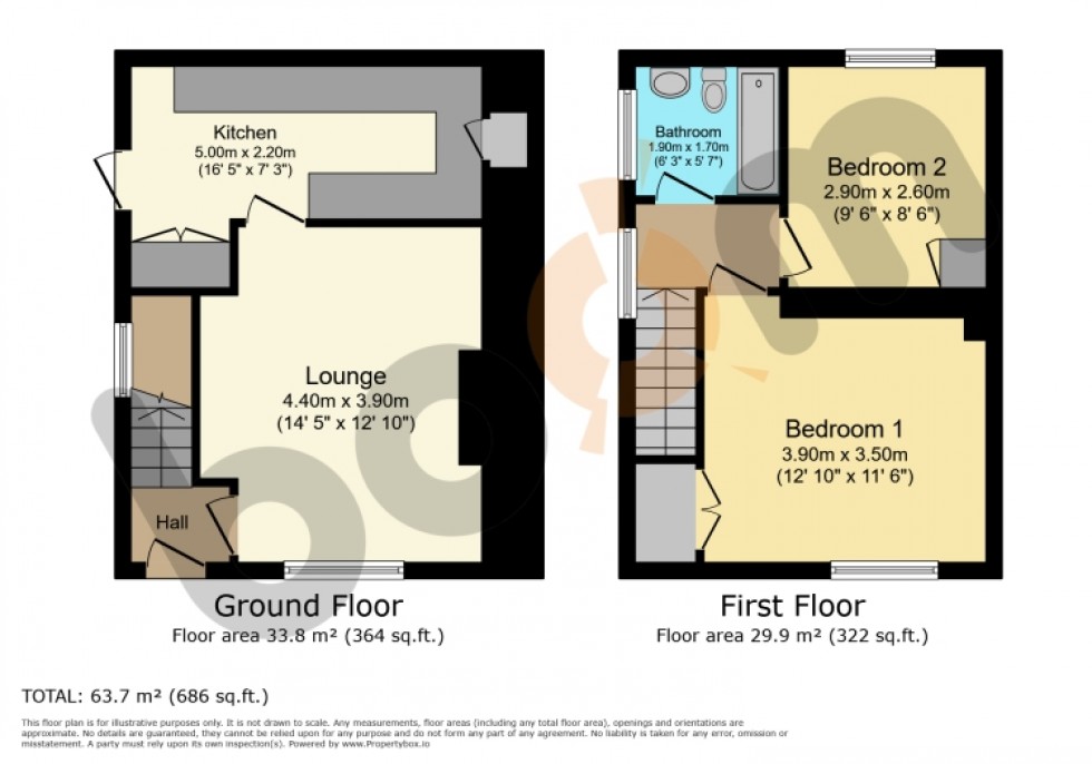 Floorplan for 7 Marchdyke Crescent, Kilmarnock, Ayrshire, KA1 4TA, UK