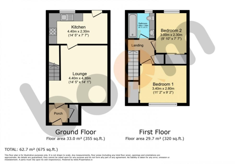 Floorplan for 11 Dormanside Grove, Glasgow, G53 5YZ, UK