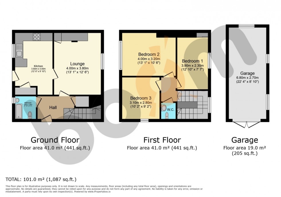 Floorplan for 18 The Grove, Kilbarchan
