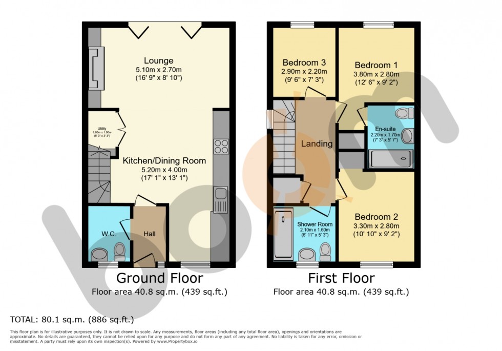 Floorplan for 8 Nairn Drive, Bishopton