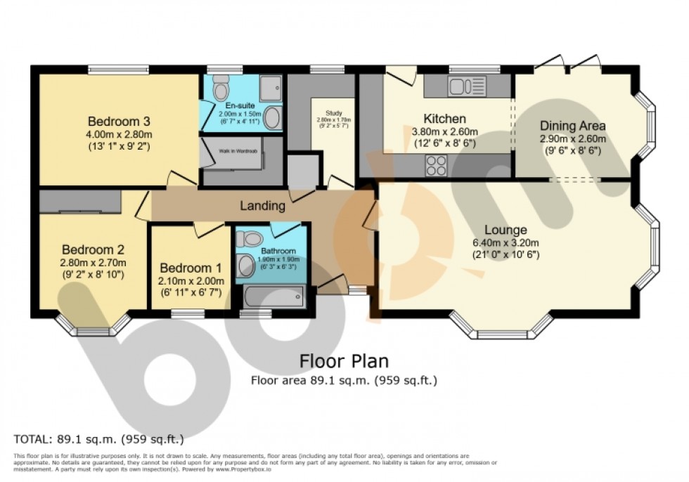 Floorplan for 21 Willow Park Lochlibo Road, Burnhouse, Beith, Ayrshire, KA15 1LF, UK