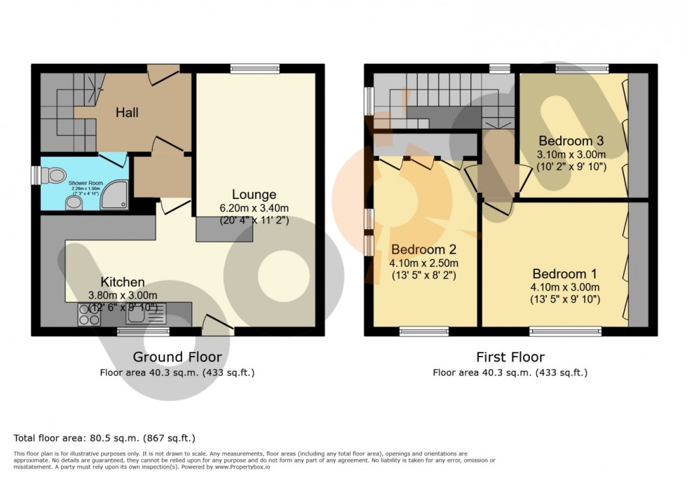 Floorplan for 13 Dipple View, Kilbirnie