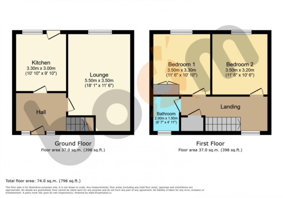 Floorplan for 8 Richmond Drive, Linwood, Paisley, Renfrewshire, PA3 3TQ, UK