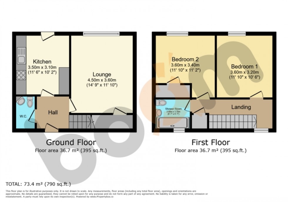 Floorplan for 220 Gilmartin Road, Linwood, Paisley, Renfrewshire, PA3 3ST, UK