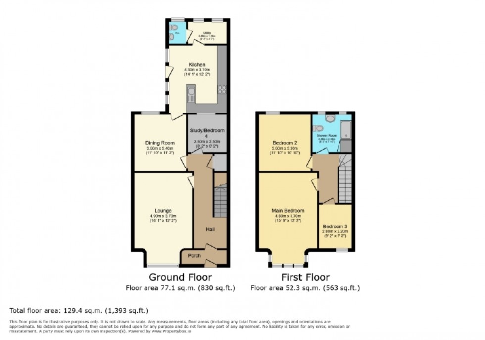 Floorplan for 9 Auldlea Road, Beith, Ayrshire, KA15 2DA, UK