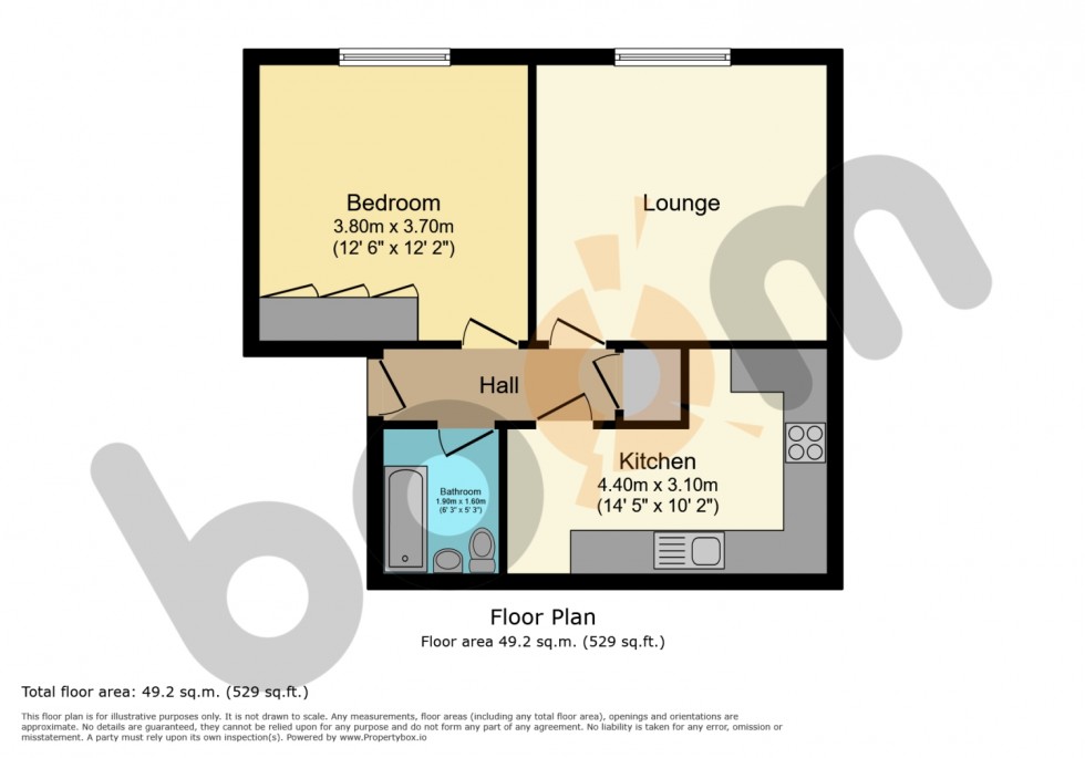 Floorplan for 2E Silverdale Gardens, Largs