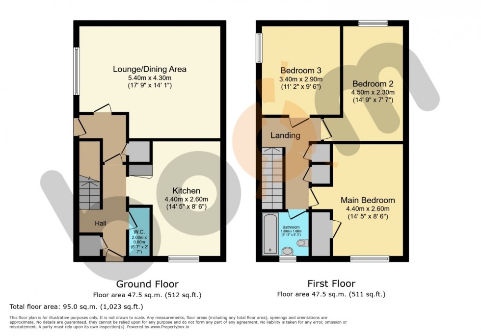 Floorplan for 23 Parkhill, Erskine