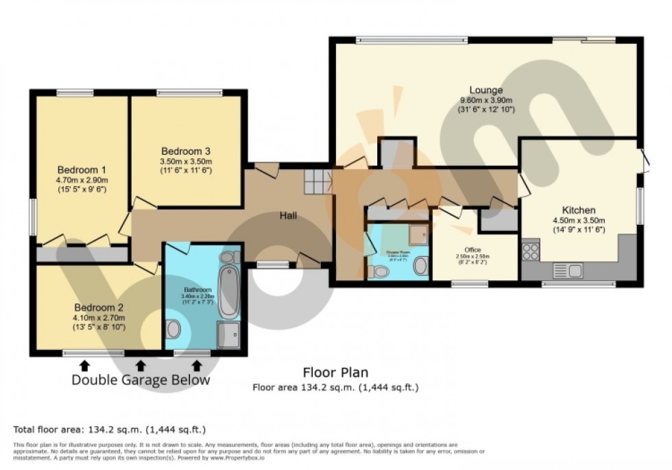 Floorplan for 31 Stanely Avenue, Paisley, Renfrewshire, PA2 9LB, UK