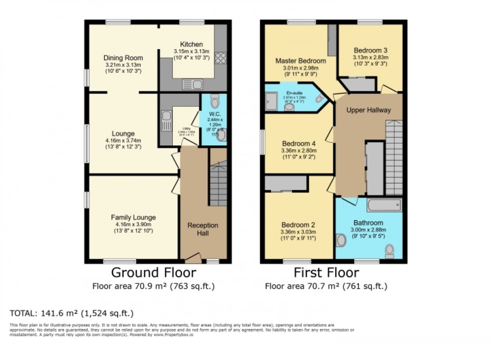 Floorplan for Plot 8  Torr Farm, Bridge of Weir, Renfrewshire, PA11 3SG, UK