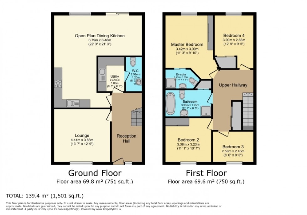 Floorplan for Plot 9 Torr Farm, Bridge of Weir, PA11 3SG, UK