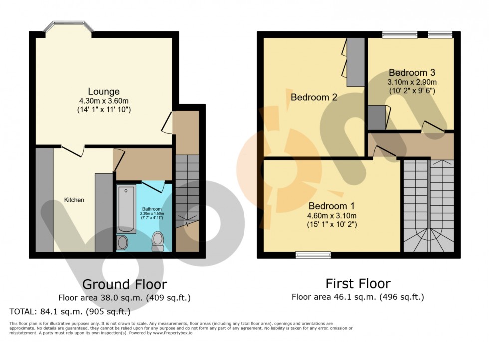 Floorplan for 28B Cochrane Street, Kilbirnie