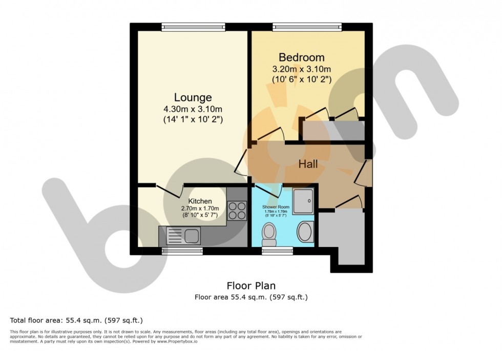 Floorplan for 8 Lounsdale Crescent, Paisley