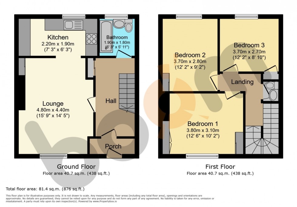 Floorplan for 7 Innerwood Road, Kilwinning