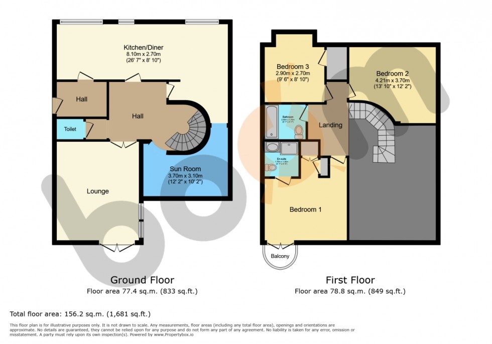 Floorplan for 18 Main Road, Gateside, Beith