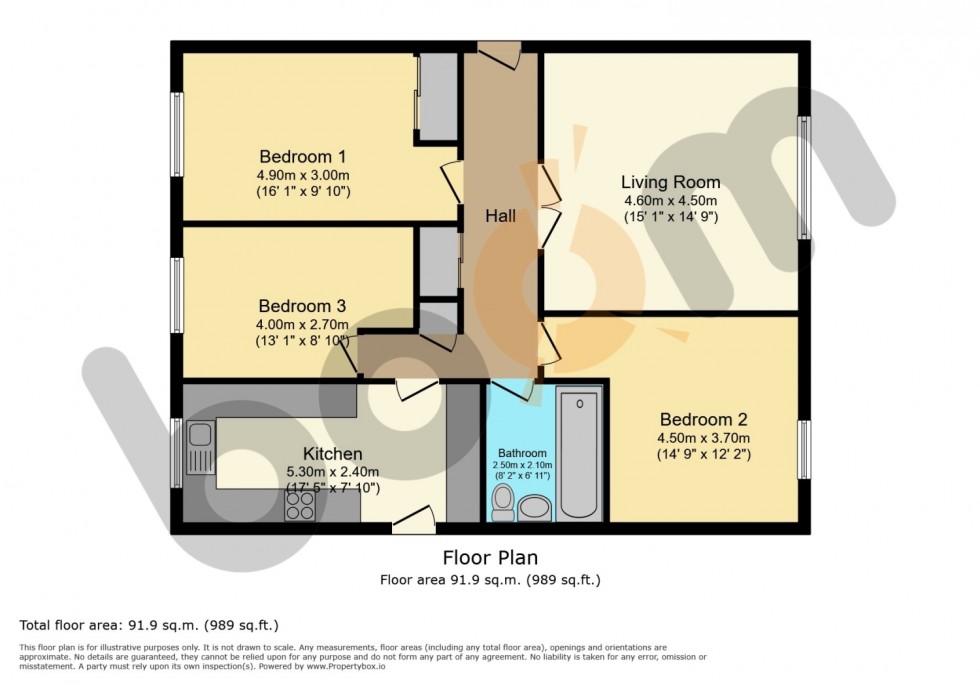 Floorplan for 48 Flures Drive, Erskine