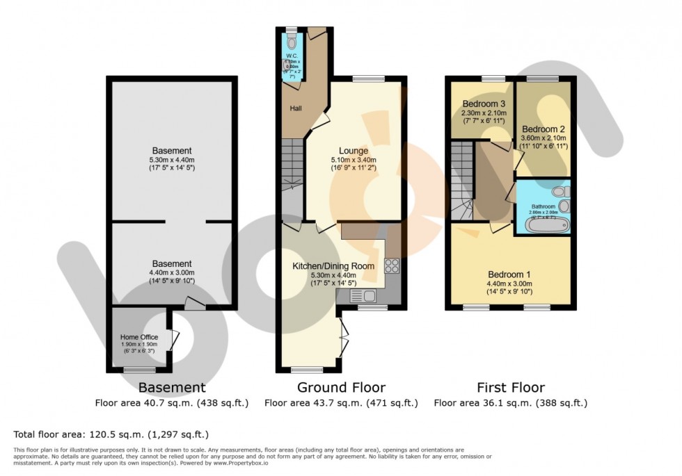 Floorplan for 24C, Garnock Street, Dalry
