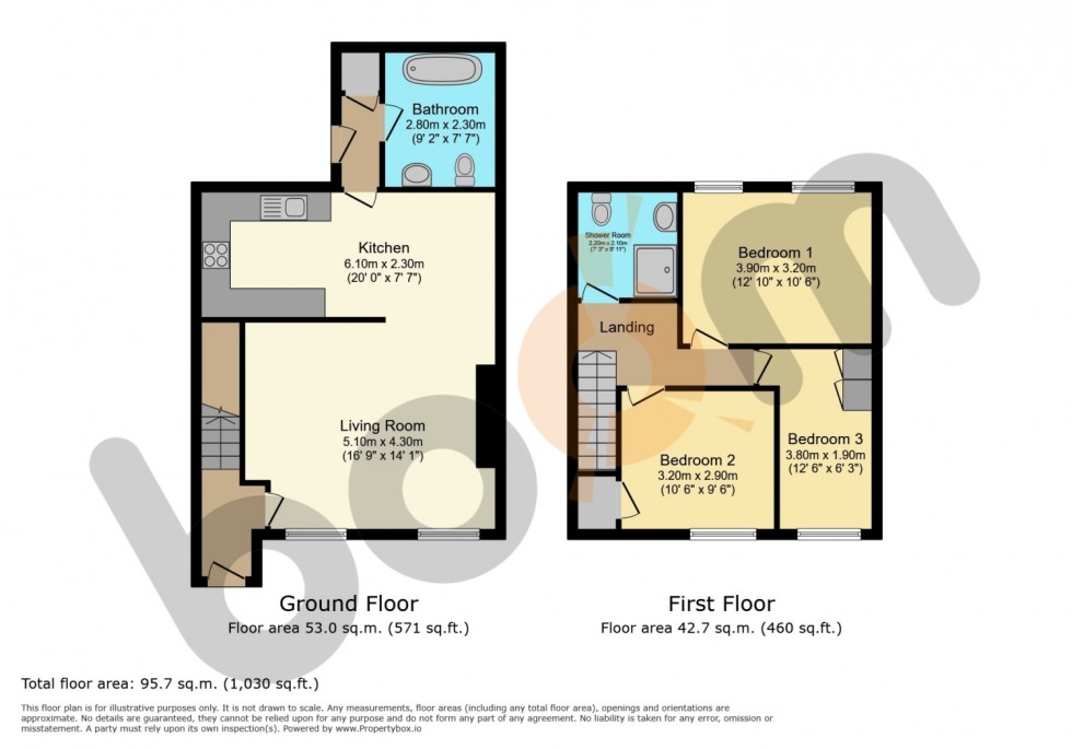 Floorplan for 34 Morriston Crescent, Renfrew
