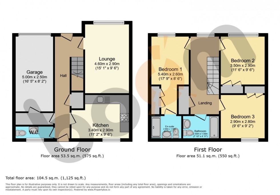 Floorplan for 61 Auldlea Gardens, Beith