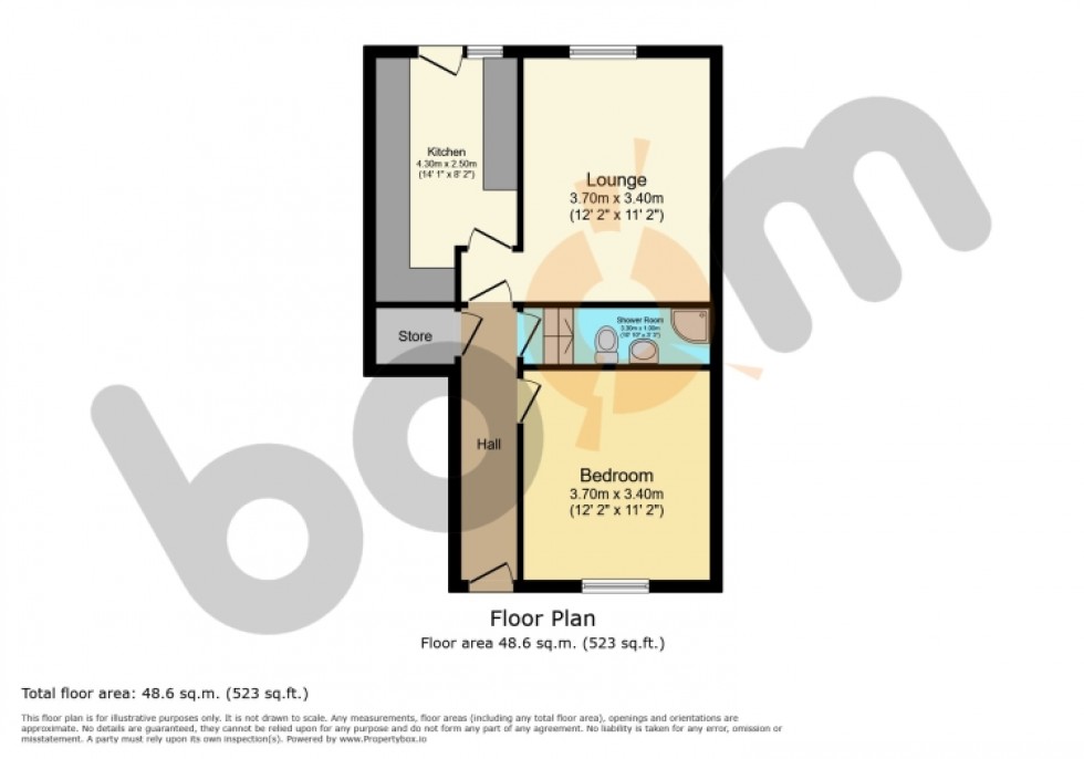 Floorplan for 4 Knoxville Road, Kilbirnie, Ayrshire, KA25 7EB, UK