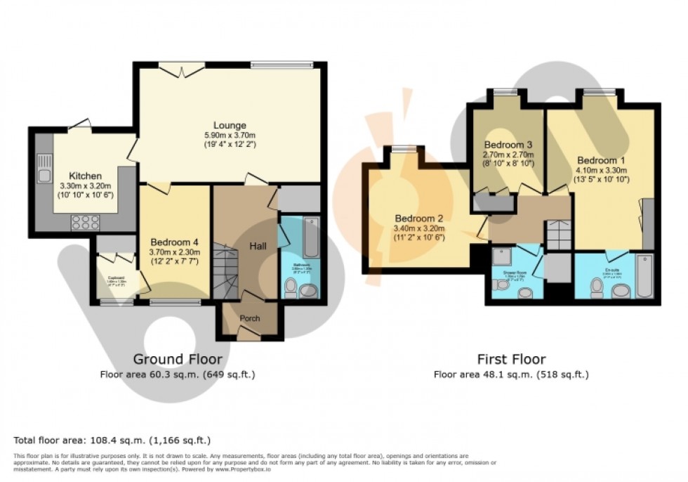 Floorplan for 7 Selvieland Farm Cottages Houston Road, Houston, Johnstone, PA6 7FG, UK