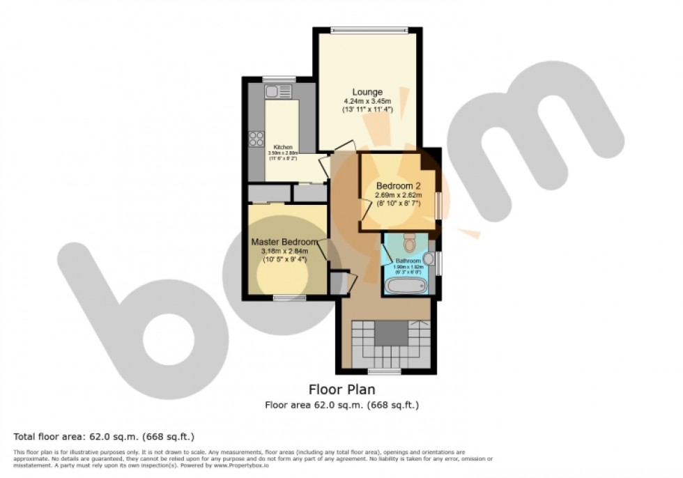 Floorplan for 9 Lachlan Crescent, Erskine, Renfrewshire, PA8 6HJ, UK