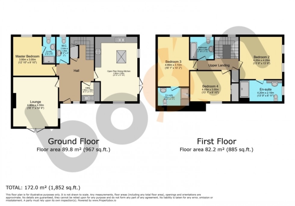 Floorplan for Plot 7 Torr Farm, Bridge of Weir, Renfrewshire, PA11 3SG, UK