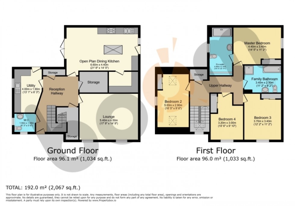 Floorplan for Plot 4 Torr Farm, Bridge of Weir, Renfrewshire, PA11 3SG, UK