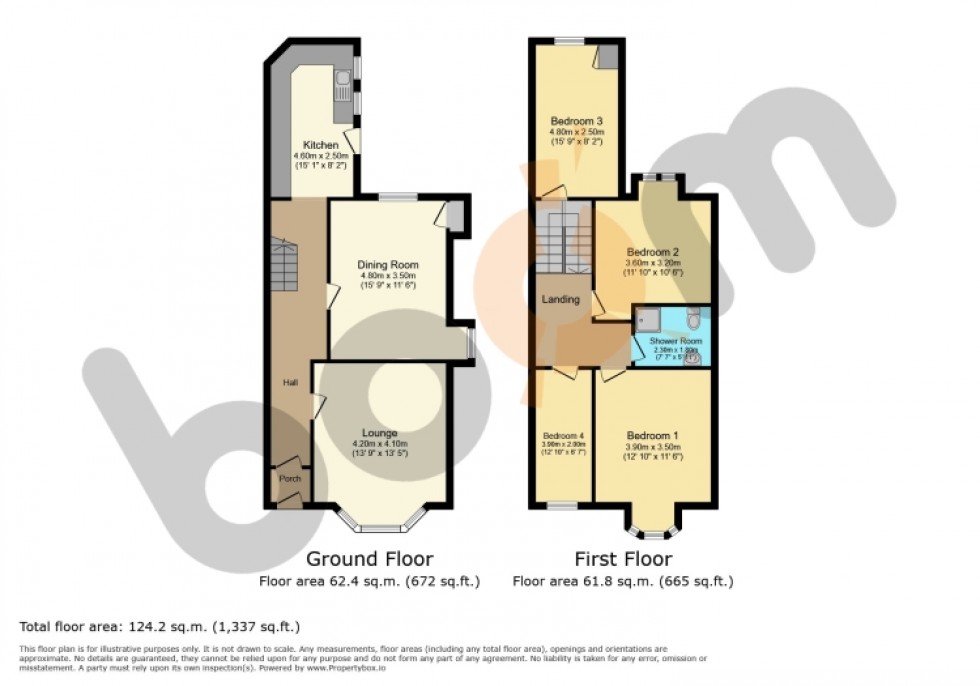 Floorplan for 19 Stoneyholm Road, Kilbirnie, Ayrshire, KA25 7DT, UK