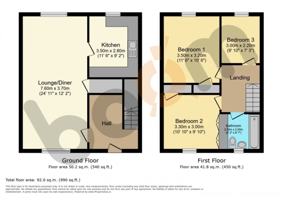 Floorplan for 11 Almswall Road, Kilwinning, Ayrshire, KA13 6BL, UK
