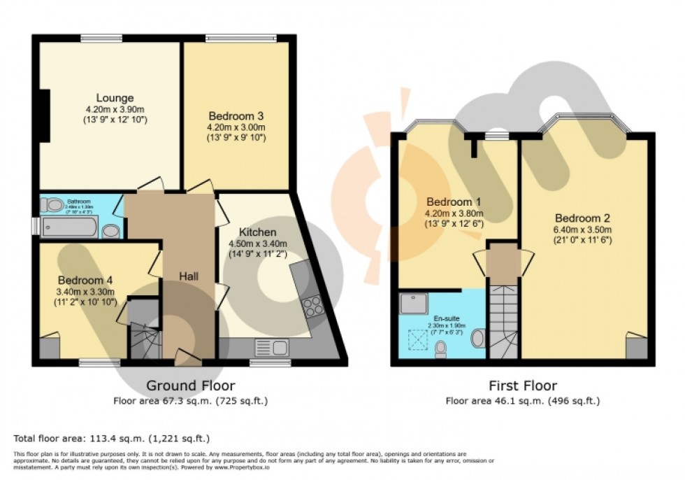 Floorplan for 30a Wilson Street, Beith, Ayrshire, KA15 2BG, UK